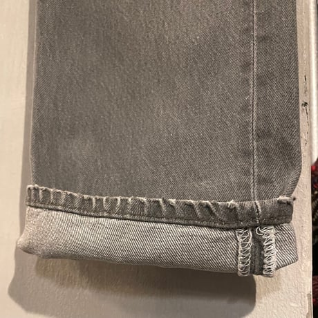 90s　Levi’s 501 先染め ブラックデニムパンツ　32×33　USA製　1990年　(S4484)