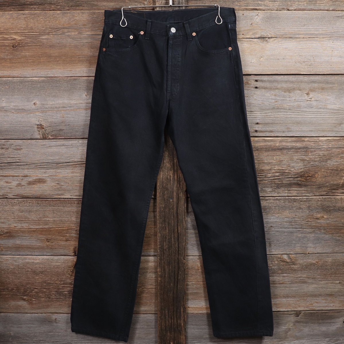 美品！リーバイス501 ブラックデニム 楽天市場】リーバイス 501 LEVI'S 501-0660 ブラックマジック 後