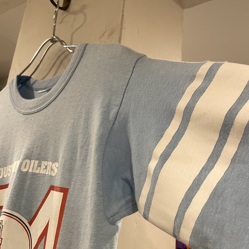 Champion フットボールTシャツ DEAD STOCK HOUSTON OILERS バ