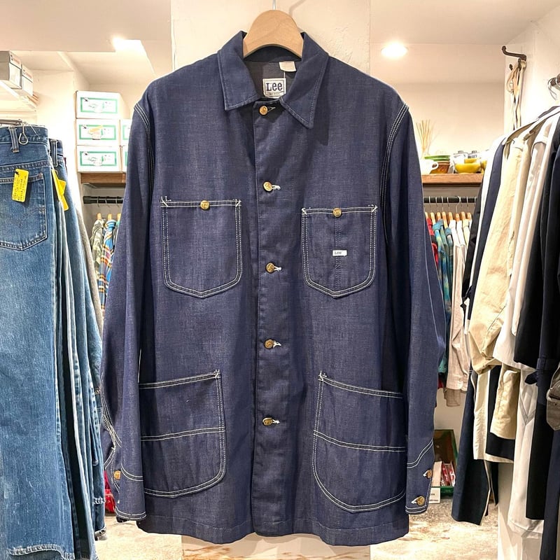 Lee 91-J 70s USA製 デニムカバーオール ユニオンチケット付き Lee 91-J 70s USA製 デニムカバーオール ユニオンチケット付き