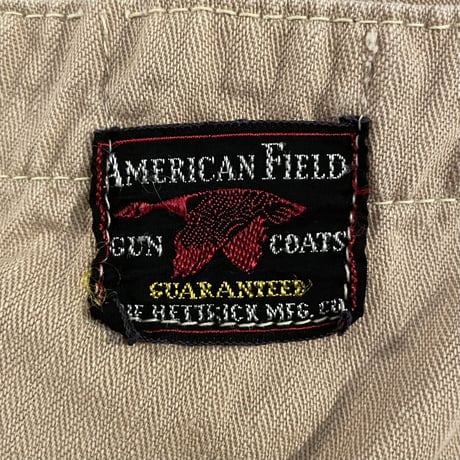 40s　AMERICAN FIELD　Vintage Hunting Jacket　ハンティングジャケット　コの字留　TALON ZIP　ダック地　(S2500)