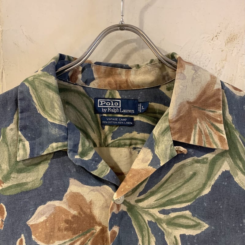 POLO　Ralph Lauren ビンテージハワイアンポロシャツ　90\"s クリックポスト198円も可】(VTG/USED) '90s Polo Ralphlauren