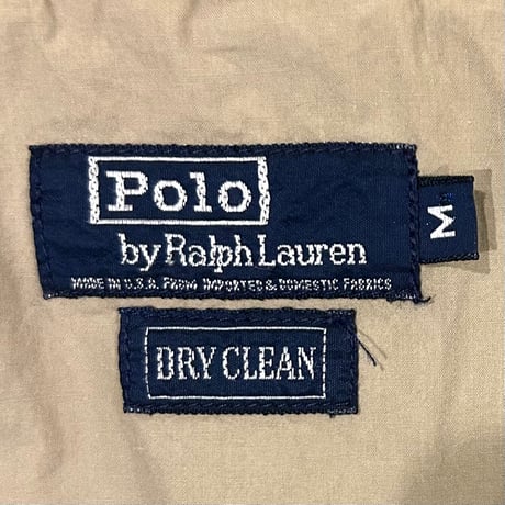90s　Polo by Ralph Lauren　ミリタリージャケット　A2フライトジャケット　ラルフローレン　Size M　USA製　(S3796)
