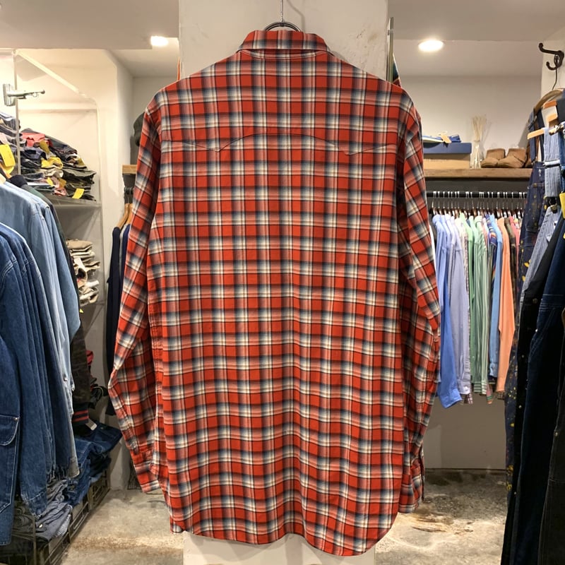80s Polo RALPH LAUREN ウエスタンシャツ チェック柄 白タグ 80s Polo RALPH LAUREN ウエスタンシャツ チェック柄 白タグ