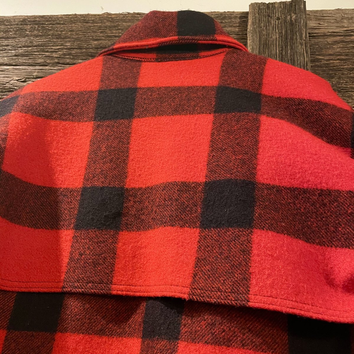 Woolrich 50s ウールハンティングジャケット チェック柄 赤x黒 Woolrich 50s ウールハンティングジャケット チェック柄 赤x黒