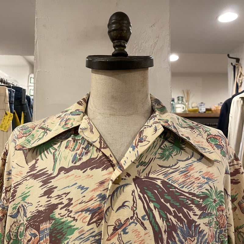 Roberts Men's Shop 40'sヴィンテージハワイアン Roberts Men´s Shop 40´sヴィンテージハワイアン