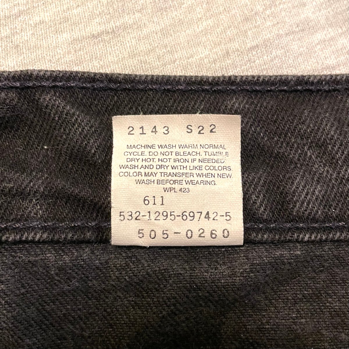 90s Levi's 505 ブラックデニム パンツ 38×30 USA製 リーバイス 90s Levi's 505 ブラックデニム パンツ 38×30 USA製 リーバイス