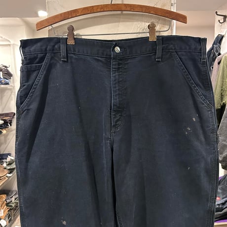carhartt　ダック地　ペインターパンツ　カーハート　ブラック　雰囲気系　38×33　(S4396)