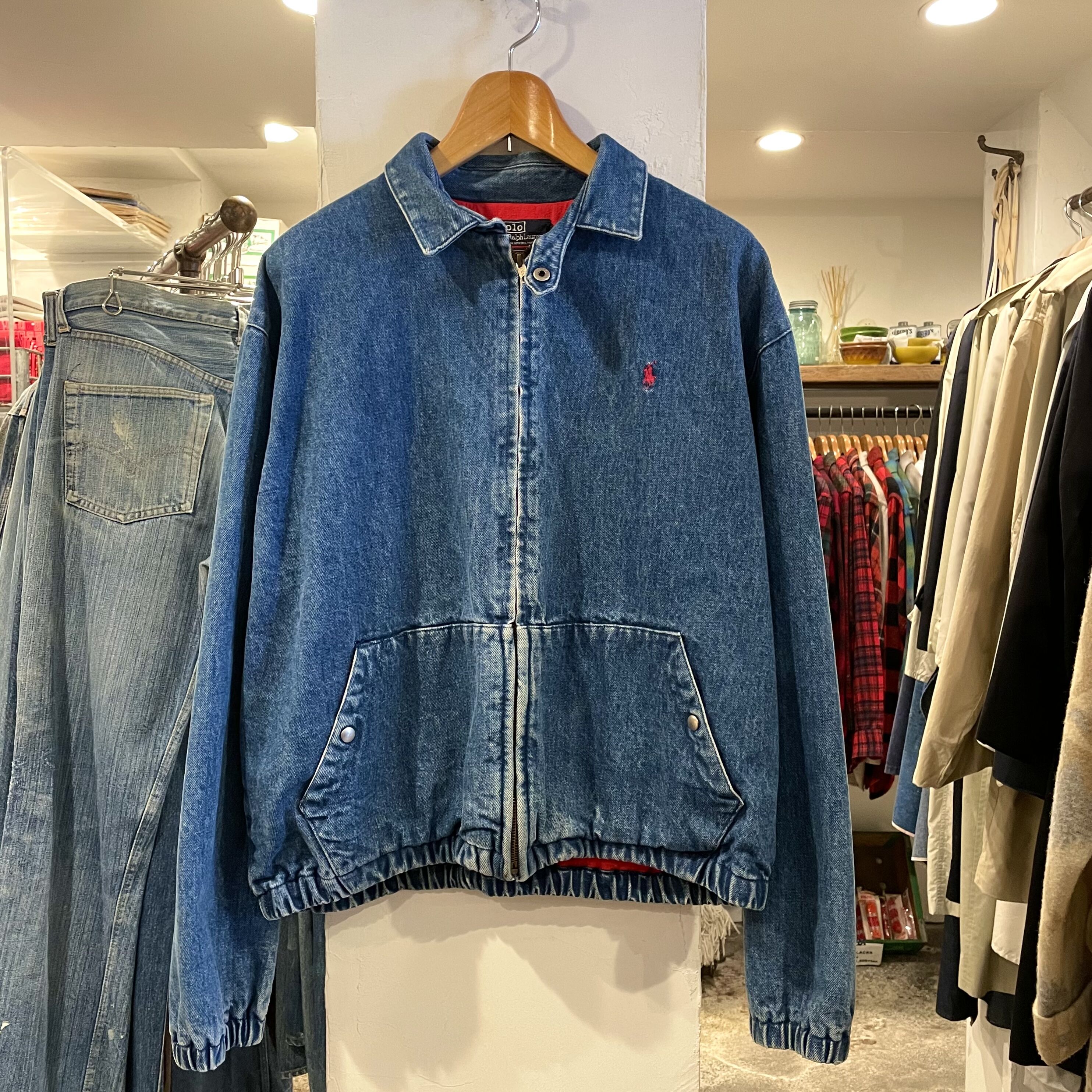ジ*コ様 80s POLO by ラルフローレン デニム スウィングトップ ジャ original