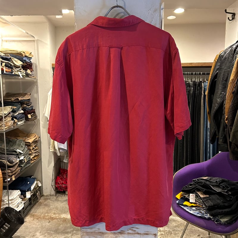 90s Polo by Ralph Lauren CALDWELL S/Sオープンカラーシャツ