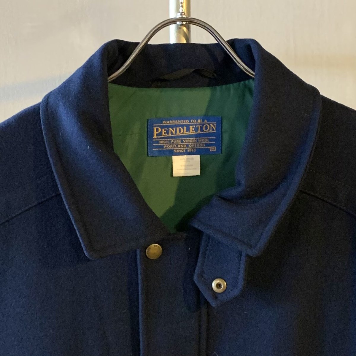 PENDLETON ウールジャケット ネイビー USA製 ペンドルトン PENDLETON ウールジャケット ネイビー USA製 ペンドルトン