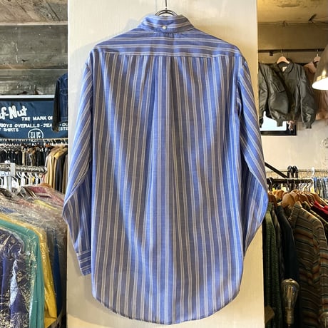 60s　TOWNCRAFT　Vintage Stripe Shirt　3点留めボタン　DEAD STOCK　Penneys　ヴィンテージシャツ　ストライプシャツ　(S2592)