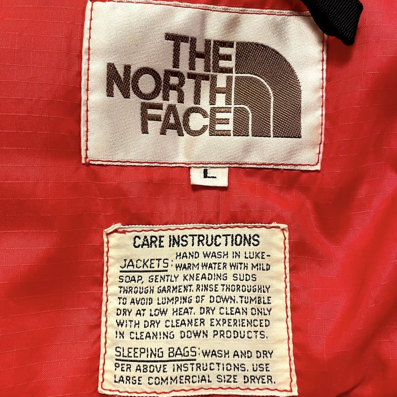 70s THE NORTH FACE ダウベスト 茶タグ USA製 ヴィンテージ 赤 70s THE NORTH FACE ダウベスト 茶タグ USA製 ヴィンテージ 赤