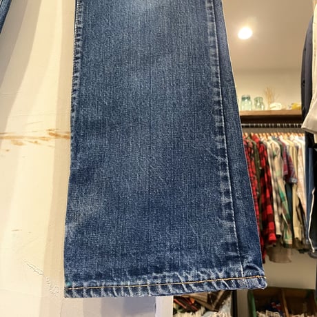 Levi’s 517　66モデル　single　脇割り　ボタン裏16　SCOVILLジッパー　ブーツカット　1975年　(S0861)