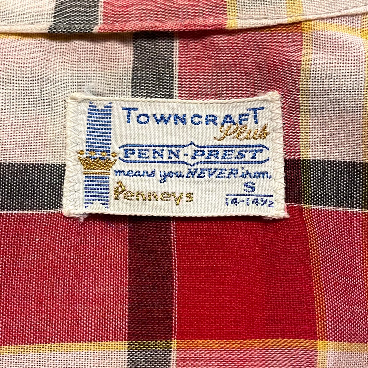40s Vintageネクタイ PENNEY'S TOWNCRAFT製 Mens Towncraft Necktie Tie Penneys Vintage 60s 70s Wide Ugly