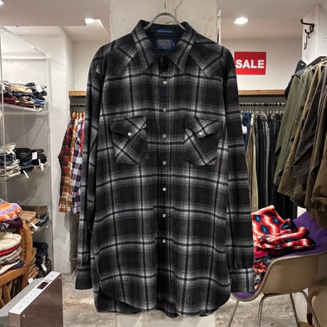 【好配色】PENDLETON ウール　ウエスタンシャツ　vintage 好配色】PENDLETON ウールウエスタンシャツvintage