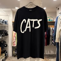 80s　CRYSTAL KNITS　CATS　S/S Tシャツ　USA製　Size XL　キャッツ　ミュージカルT　©1981　(S4766)