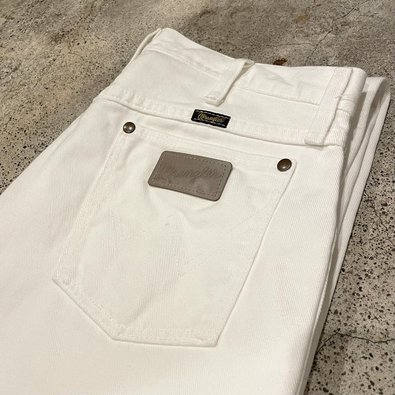 90s〜 Wrangler ホワイトデニムパンツ 13MWZWI ラングラー 90年代 (S1