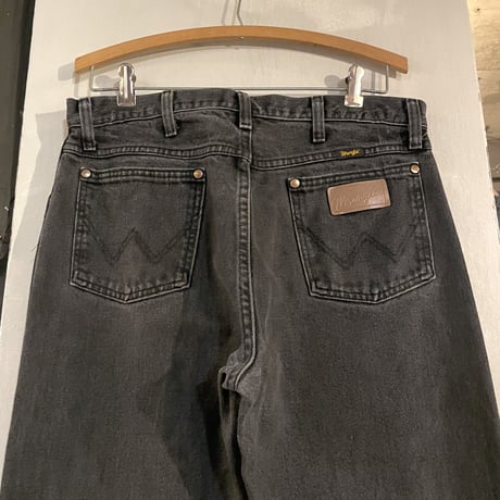 Wrangler　13MWZWK　ブラックデニム パンツ　33×31½　ラングラー　(S3466)