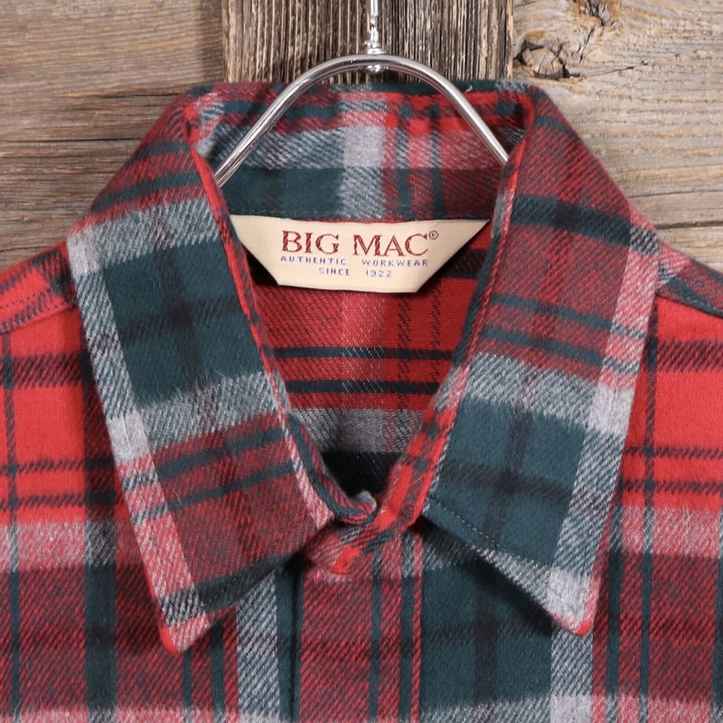 BIG MAC ネルシャツ DEAD STOCK 80年代 USA製 ビッグマック BIG MAC ネルシャツ DEAD STOCK 80年代 USA製 ビッグマック