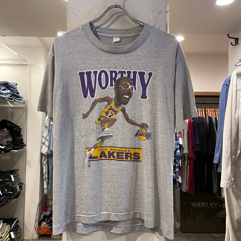 USA製 NBA LA LAKERS レイカーズ 総柄プリント Tシャツ バスケ USA製 NBA LA LAKERS レイカーズ 総柄プリント Tシャツ バスケ