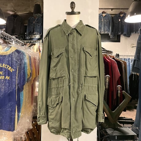 USMCR　M-51 Field Jacket　フィールドジャケット　バックステンシル　前期　CONMAR アルミジップ　フィールドジャケット　ミリタリージャケット　1952年　(S2514)
