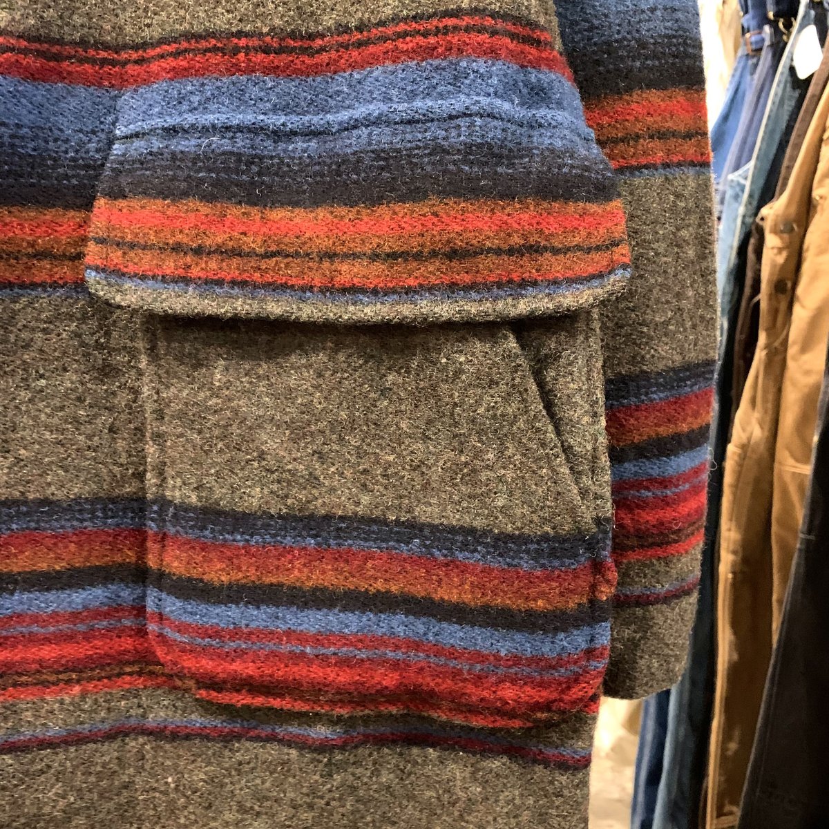 Woolrich ウールリッチ ラグジャケット コンチョボタン USA製 Woolrich ウールリッチ ラグジャケット コンチョボタン USA製