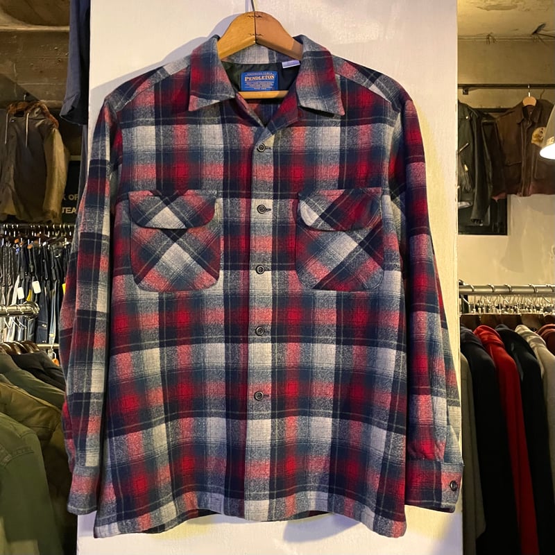 PENDLETON Wool Shirt USA製 ウールシャツ ボックスシルエット オープン