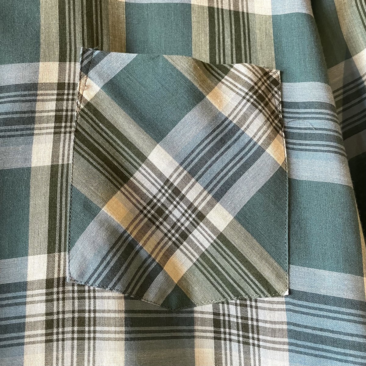 60s TOWNCRAFT Pennys カラシ 開襟 BOXシャツ DN718 60s TOWNCRAFT Pennys カラシ 開襟 BOXシャツ DN718