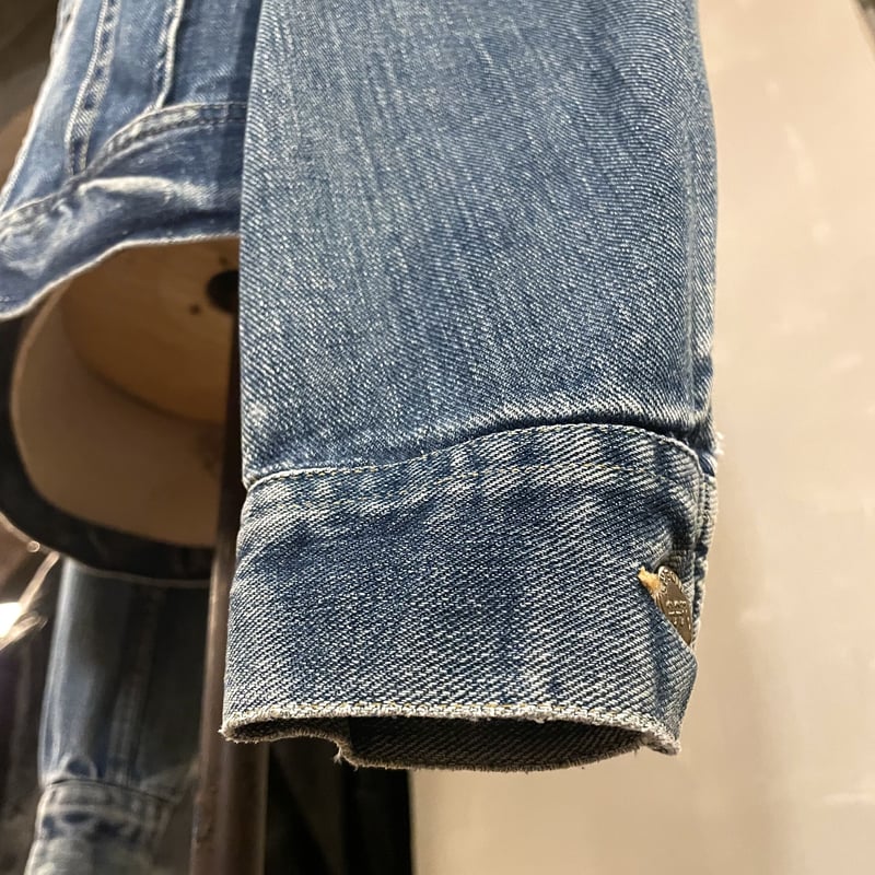 70s Lee 220-J デニムジャケット インディゴ USA製 ユニオンチケット