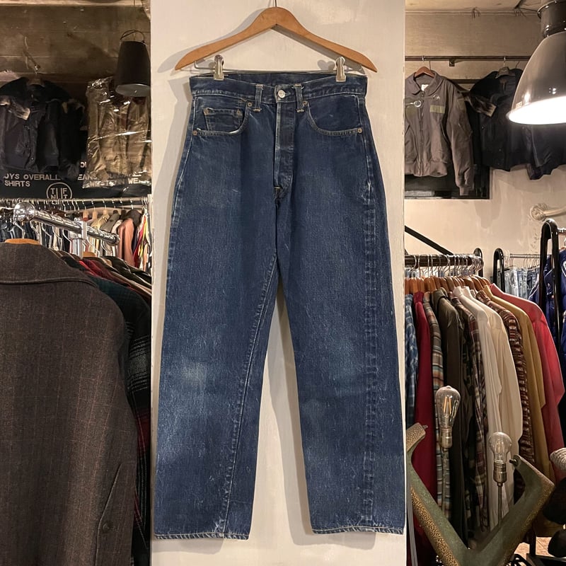 60年代 LEVIS505 BIG-E 雰囲気最高 ボタン裏8 赤耳 28×30 - luknova.com