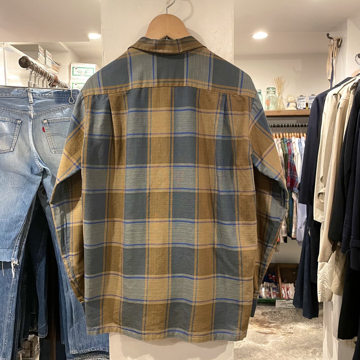 Donegal オープンカラーシャツ ボックスシルエット型 60s Donegal オープンカラーシャツ ボックスシルエット型 60s