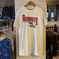 90s　FRUIT OF THE LOOM　S/S Tシャツ　MR.REMOTE　半袖T　©︎SHARKY'S　MISTER SERIES　(S2396)