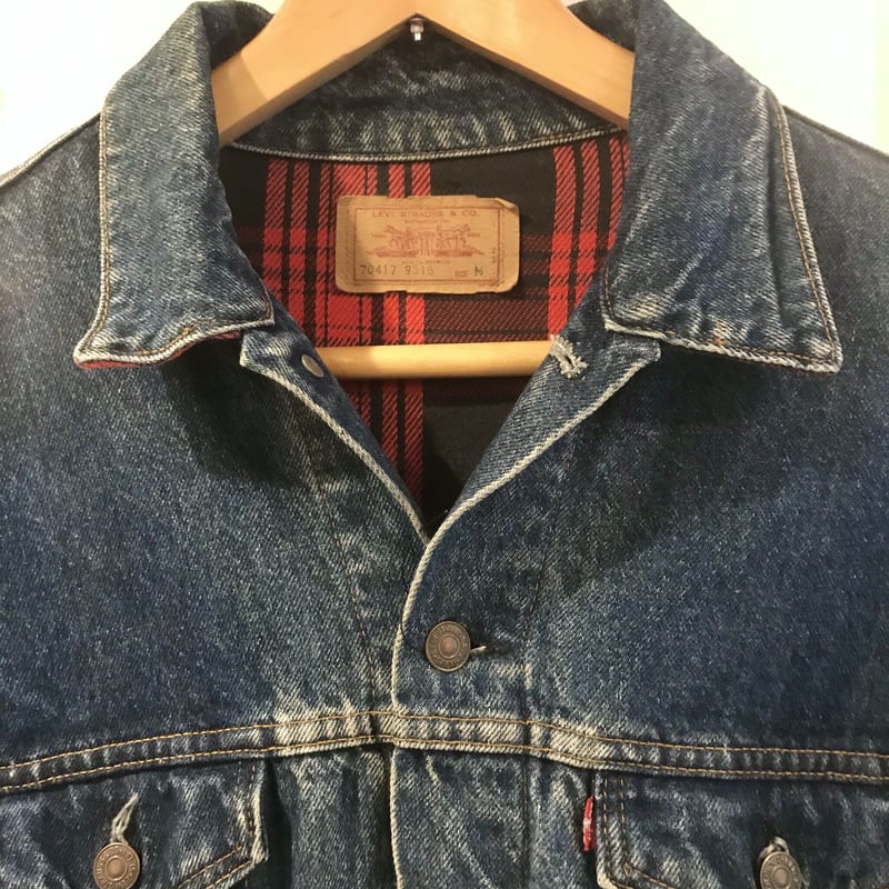 Levis 70417-9316 デニムジャケット ネル生地ライナー USA製