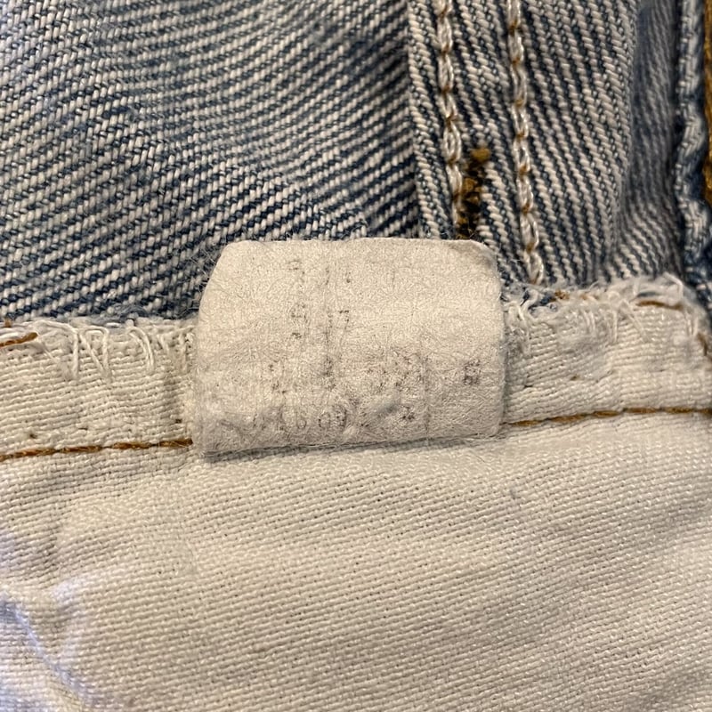 80s Levi's 501 赤耳 32×31 リーバイス デニムパンツ ボタン裏