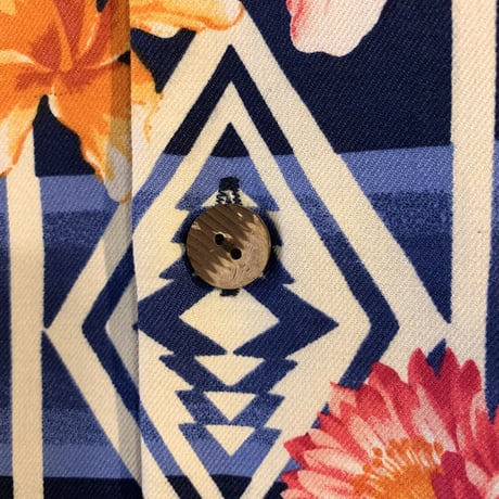 PENDLETON　Tommy Bahama　S/S ハワイアンシャツ　DEADSTOCK　ネイティブ柄　ボックスシルエット　ペンドルトン　(S2403)