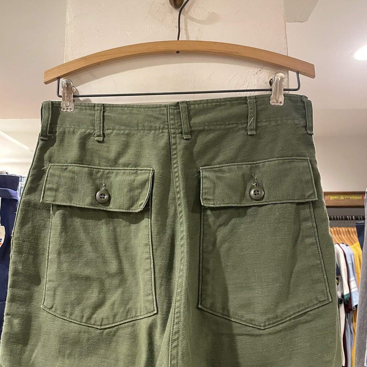 70s US ARMY ベイカーパンツ 70年代 OG107 ミリタリーパンツ 軍