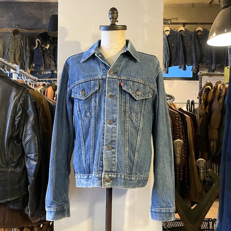 70s Levi's 70505 デニムジャケット USA製 インディゴ ケアタグ 2ポケ ...