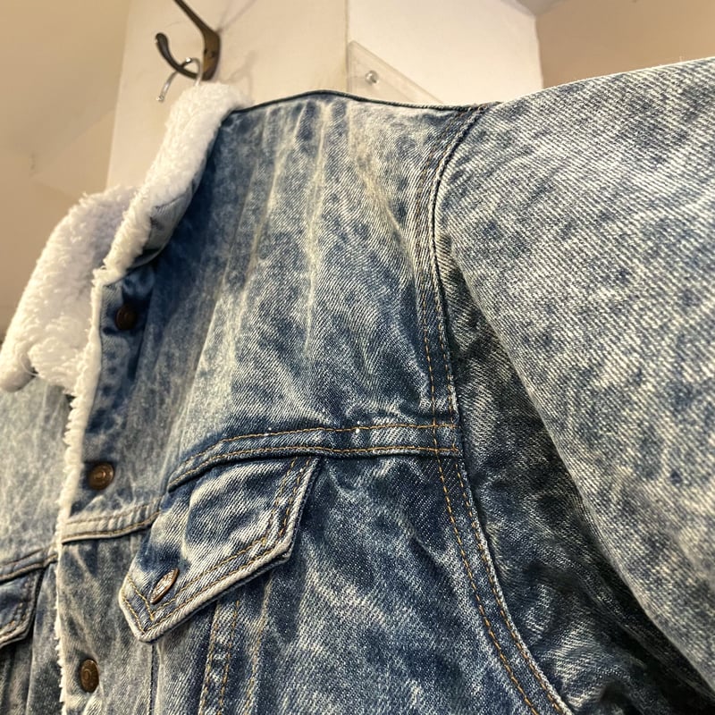80s Levi's 70609-0219 リーバイス デニムボアジャケット USA製 198 80s Levi's 70609-0219 リーバイス デニムボアジャケット USA製 198