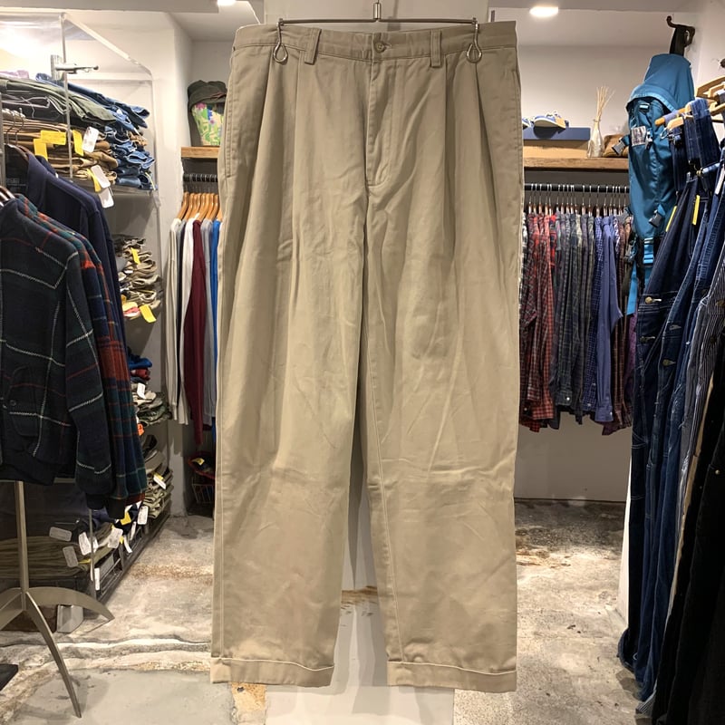 Polo by Ralph Lauren チノパン タック入り ポロチノ ベージュ
