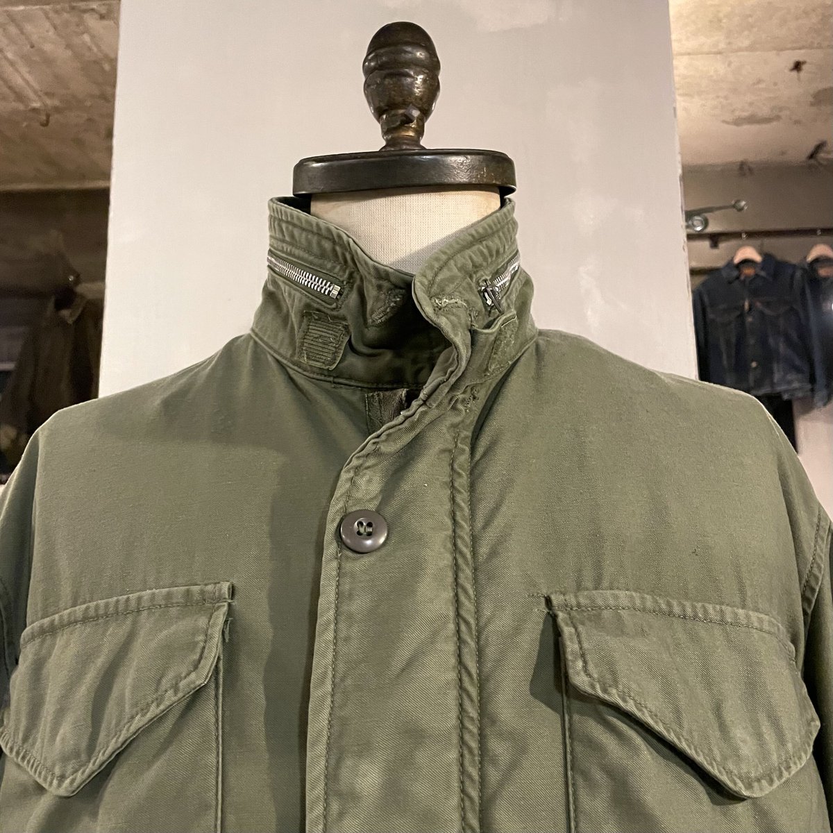 60s US ARMY M-65 Field Jacket 1stタイプ アルミジップ フィー