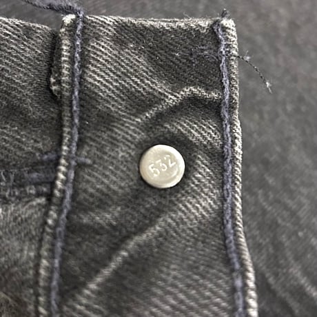 Levi's 560　リーバイス　ブラックデニムパンツ　29×29　USA製　(S5416)