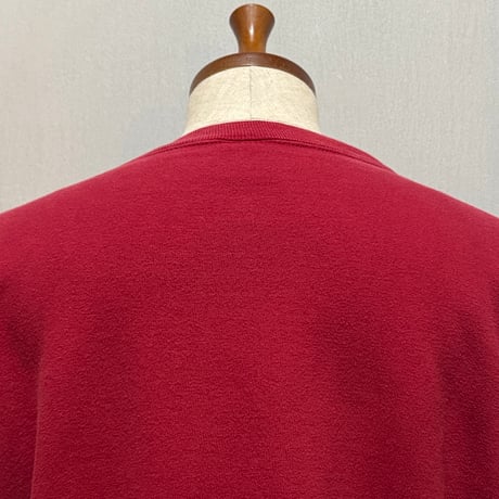 90s　Champion　L/S スウェットシャツ　USA製　Size L　ロゴ刺繡　無地　チャンピオン　(S5341)