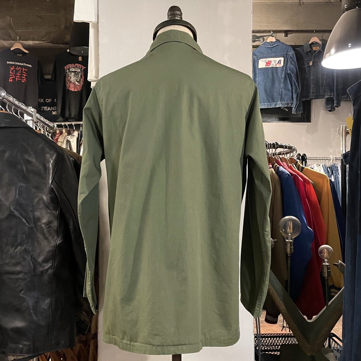50s BVD ユーティリティシャツ コットンポプリン DEAD STOCK