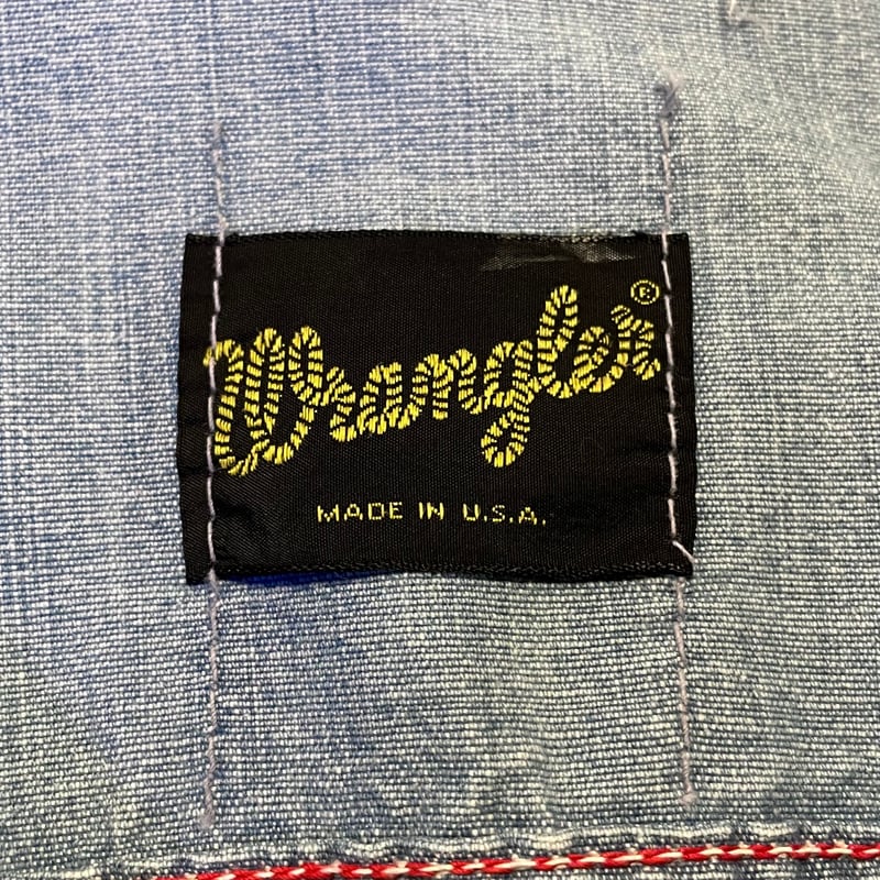 70s Wrangler シャンブレージャケット USA製 Size 38 ラングラー (S4