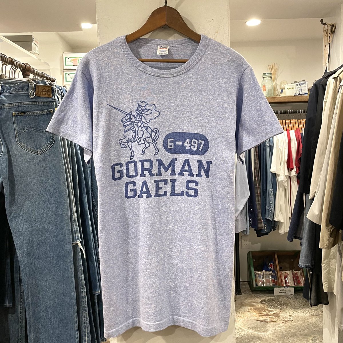 チャンピオン　Ｔシャツ　染込プリント Champion 染み込みプリントTシャツ 88/12 cotton:88% rayon:12