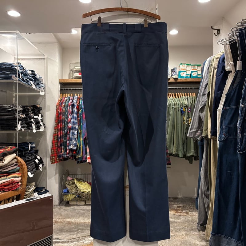 80s Dickies 874 ワークパンツ ディッキーズ ネイビー 35×31½ USA製