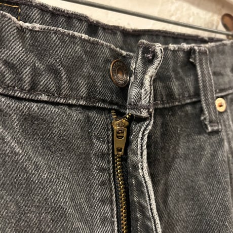 90s　Levi's 550 0260　リーバイス　ブラックデニムパンツ　37×31 ½　USA製　1996年　(S4842)