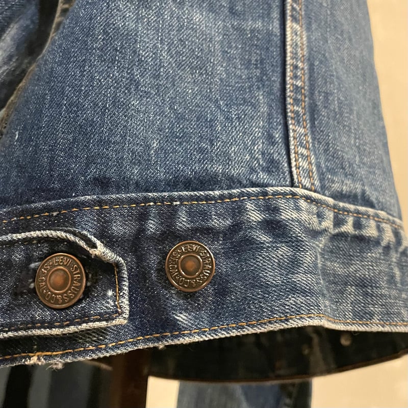 70s Levi's 70505-0217 デニムジャケット ケアタグ スモールe