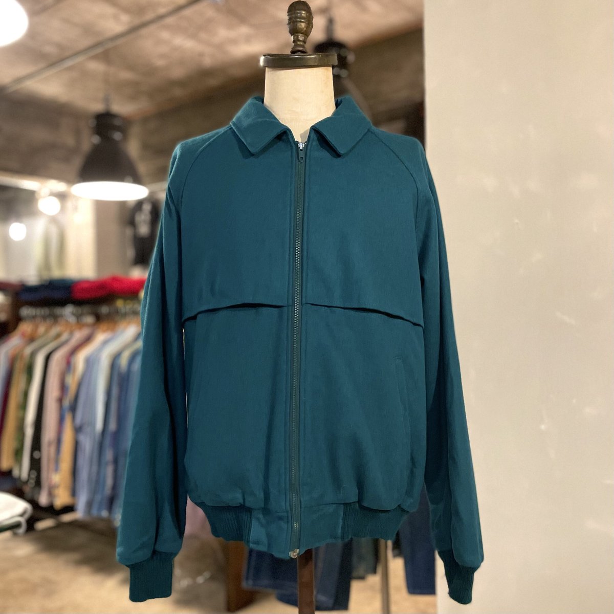 70s PENDLETON ウールジャケット DEAD STOCK TALON ZIP USA